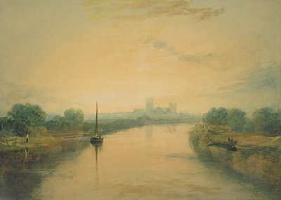 No rio Ouse de Joseph Mallord William Turner